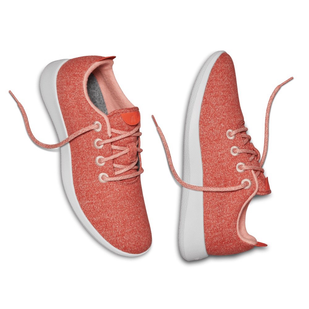 Allbirds Women\'s Sneakers Orange - Wool Runners - 31628LVJM